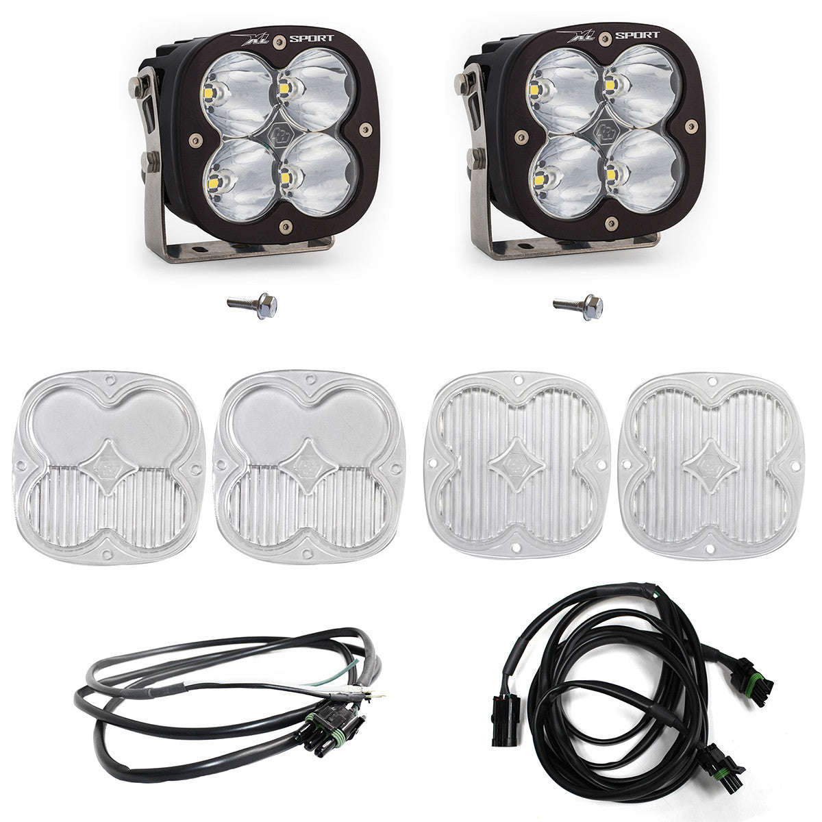 Baja Designs Ford XL Sport A-Pillar Light Kit - Ford 2021-2026 Bronco; 2022-2026 Bronco Raptor