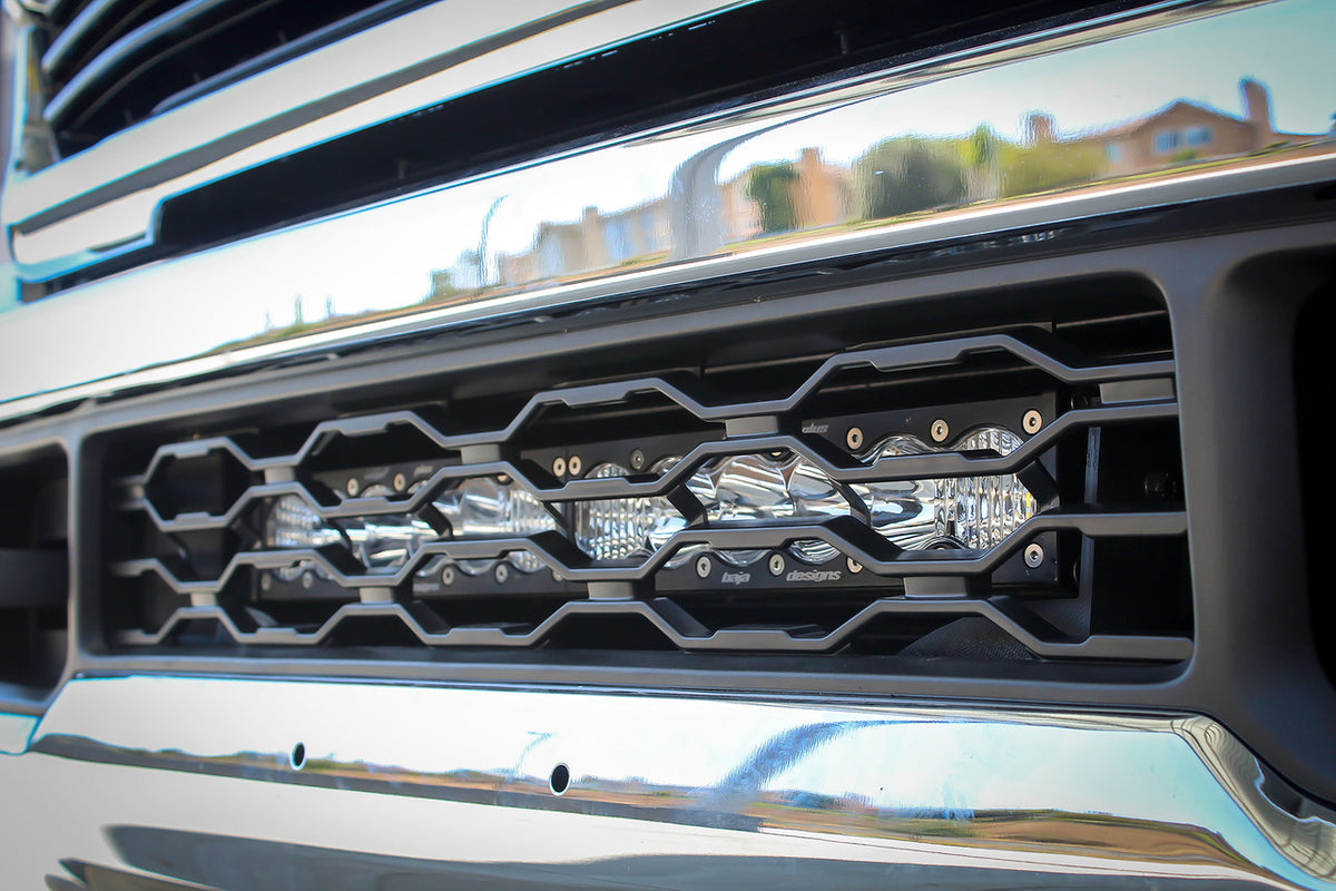Baja Designs RAM S8 20 Inch Grille Lower Light Bar Kit - RAM 2019-2026 2500/3500