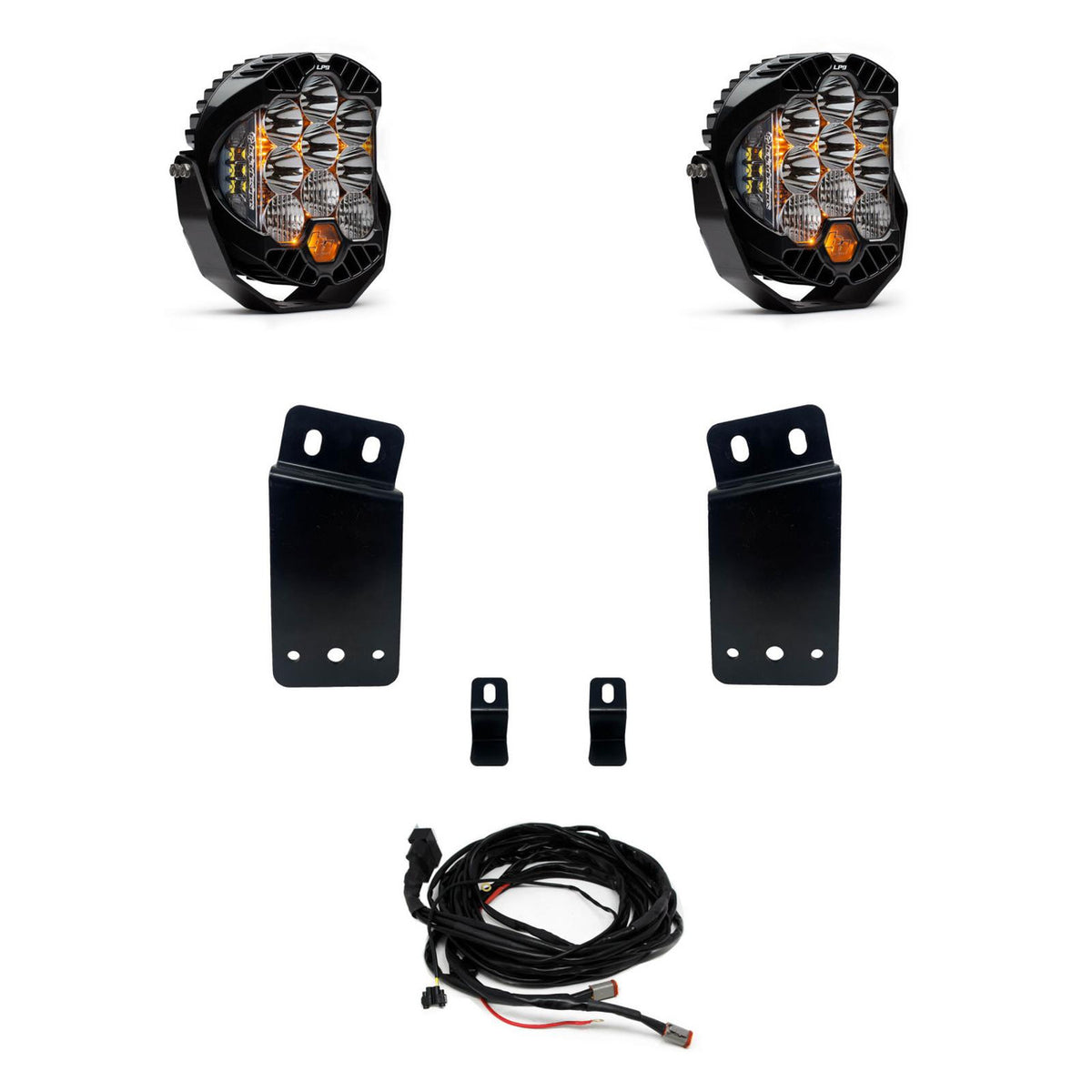 Baja Designs RAM LP9 Pro Bumper Light Kit - RAM 2019-24 1500 Rebel; 2021-24 1500 TRX