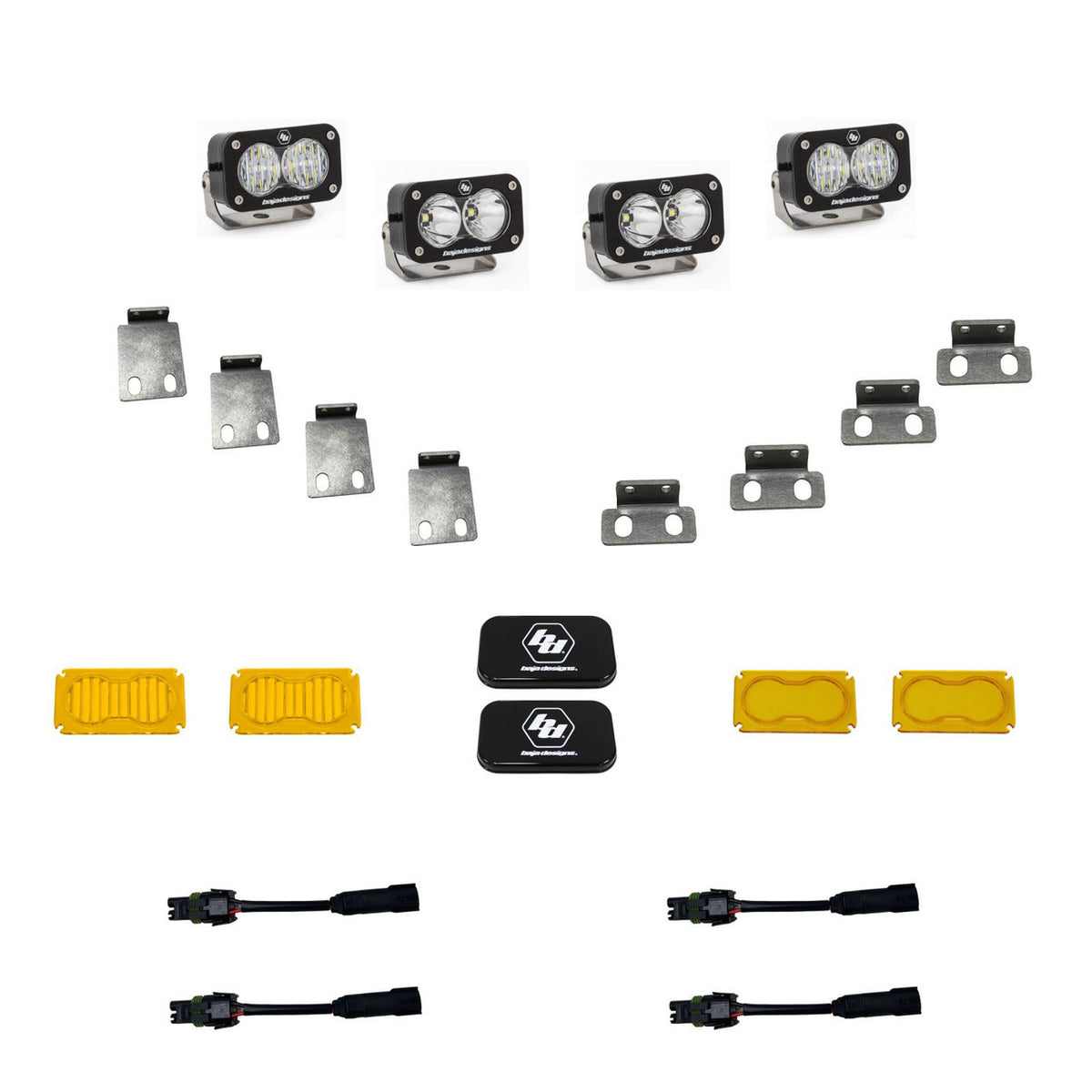 Baja Designs Ford S2 Pro Dual Fog Pocket Light Kit - Ford 2021-2026 F-150 Raptor, 2024-2026 F-150 Raptor 37/R