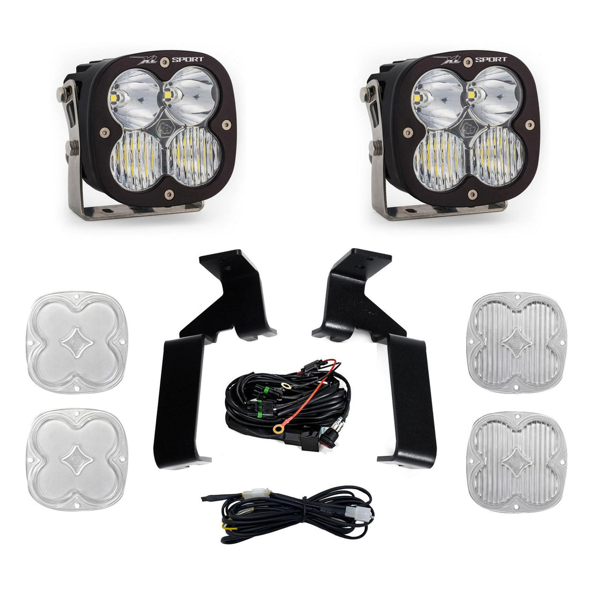 Baja Designs Ford XL Sport A-Pillar Light Kit - Ford 2021-2026 F-150 Raptor, 2024-2026 F-150 Raptor 37/R
