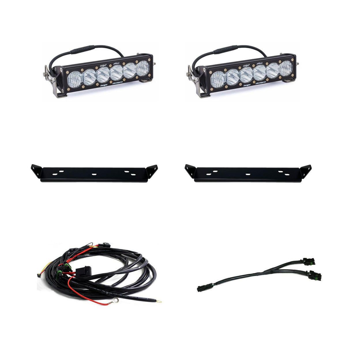 Baja Designs Ford OnX6+ 10 Inch Dual Behind Grille Light Bar Kit - Ford 2021-2026 F-150 Raptor, 2024-2026 F-150 Raptor 37/R