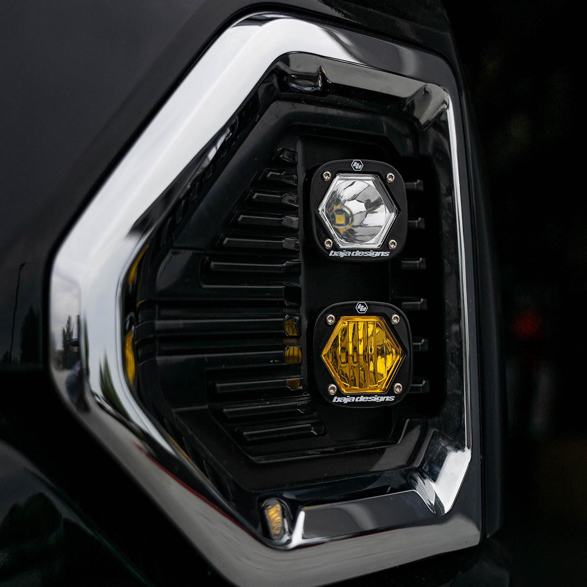 Baja Designs GMC S1 Dual Fog Pocket Light Kit - GMC 2019-22 Sierra 1500