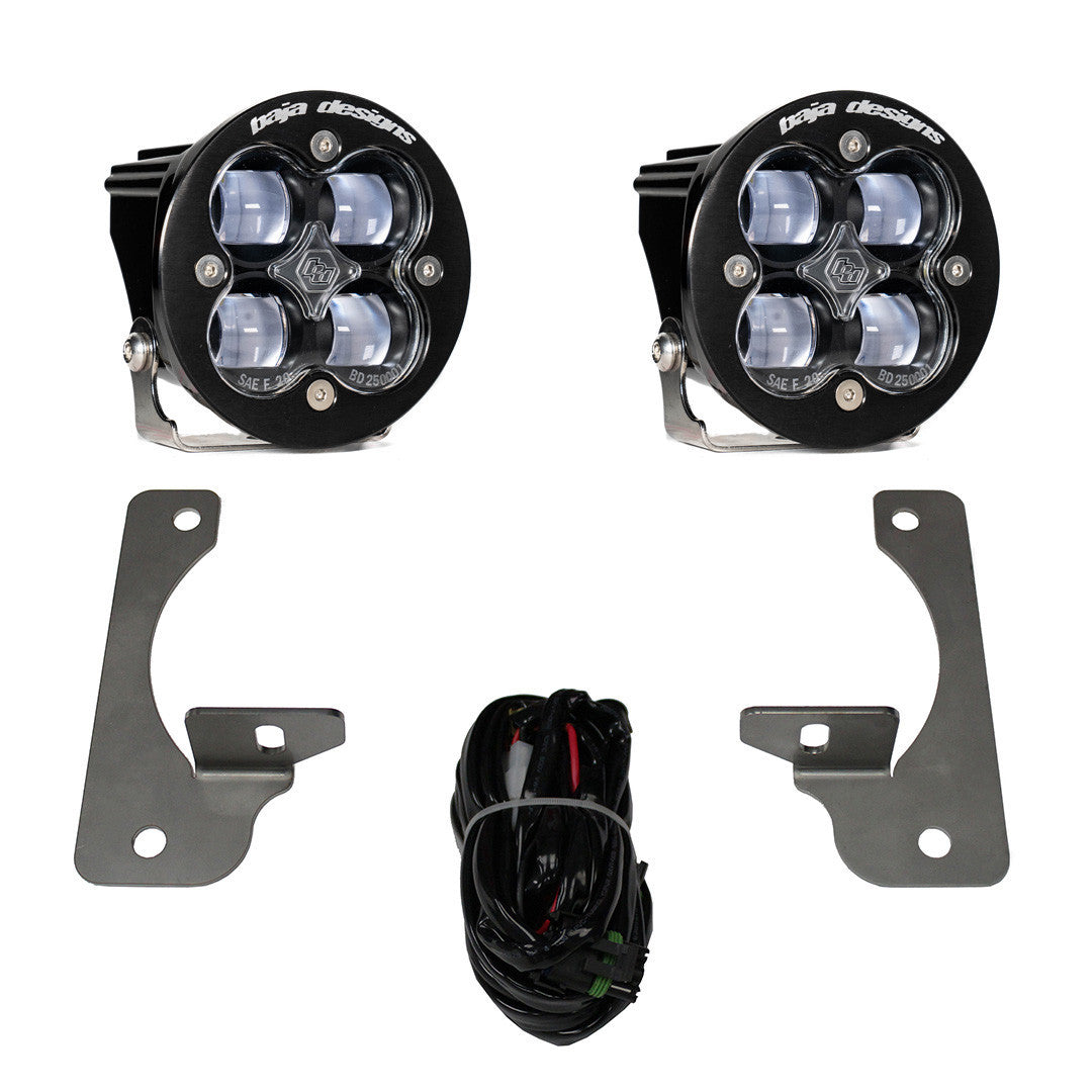 Baja Designs Squadron-R SAE fog pocket light kit for 2007-2009 Jeep Wrangler JK