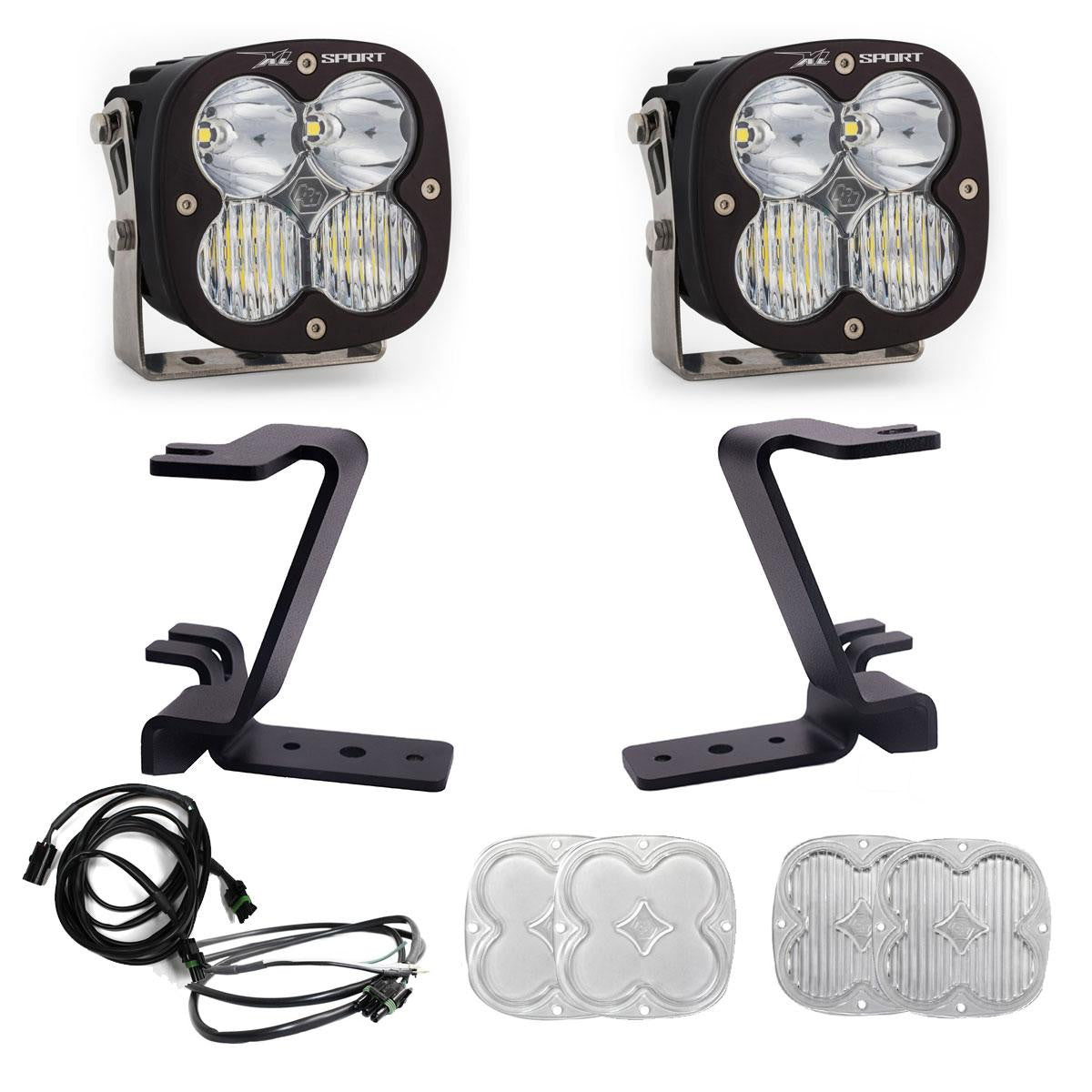 Baja Designs Ford XL Sport A-Pillar Light Kit - Ford 2023-2026 F-250/350 Super Duty