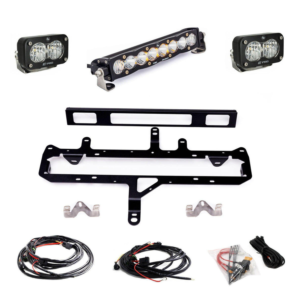 Baja Designs S8 10-inch/S2 Pro Grille Light Kit - 2024-2026 Toyota Tacoma; TRD Pro