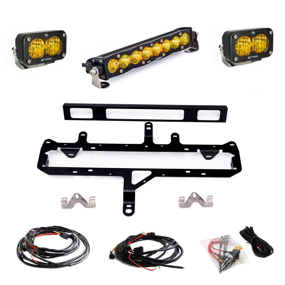 Baja Designs S8 10-inch/S2 Pro Grille Light Kit - 2024-2026 Toyota Tacoma; TRD Pro