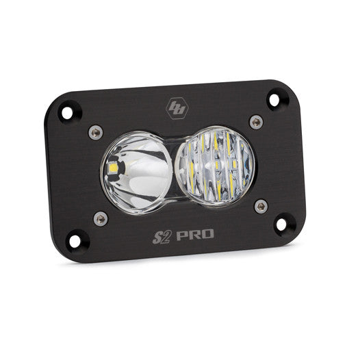Baja Designs S2 Pro Black Flush Mount LED Auxiliary Light Pod