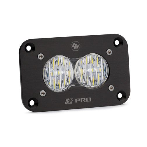 Baja Designs S2 Pro Black Flush Mount LED Auxiliary Light Pod