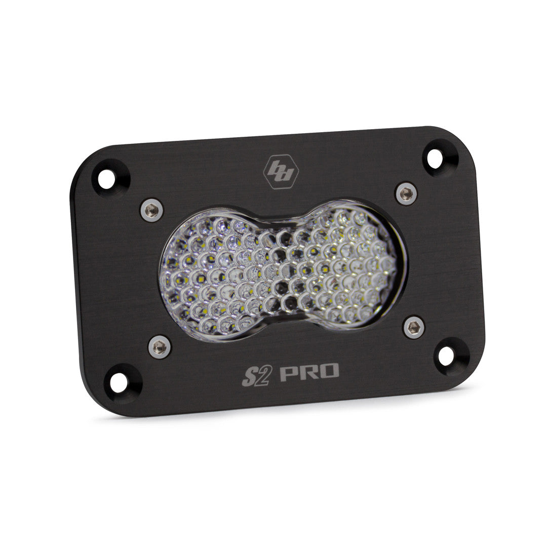 Baja Designs S2 Pro Black Flush Mount LED Auxiliary Light Pod