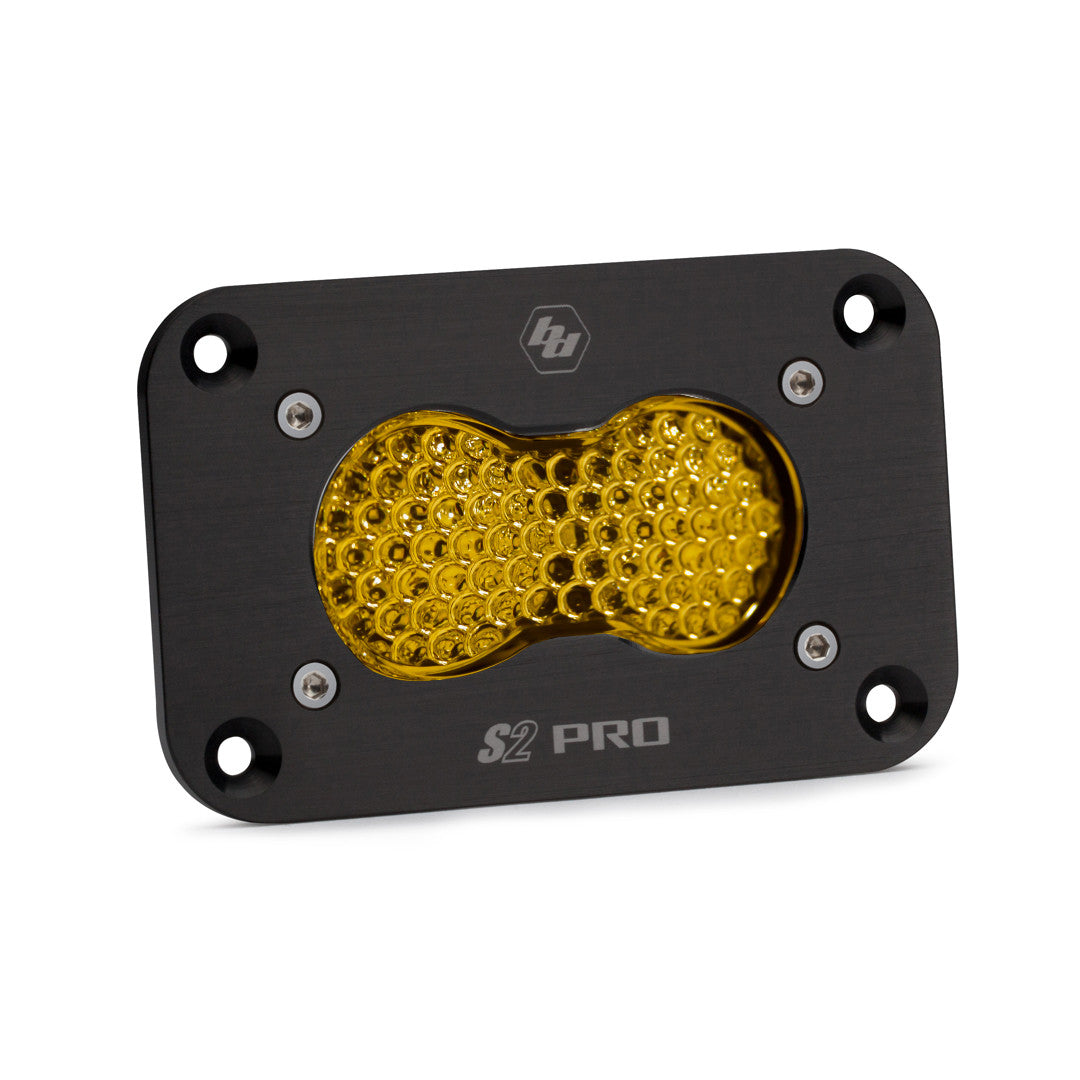 Baja Designs S2 Pro Black Flush Mount LED Auxiliary Light Pod