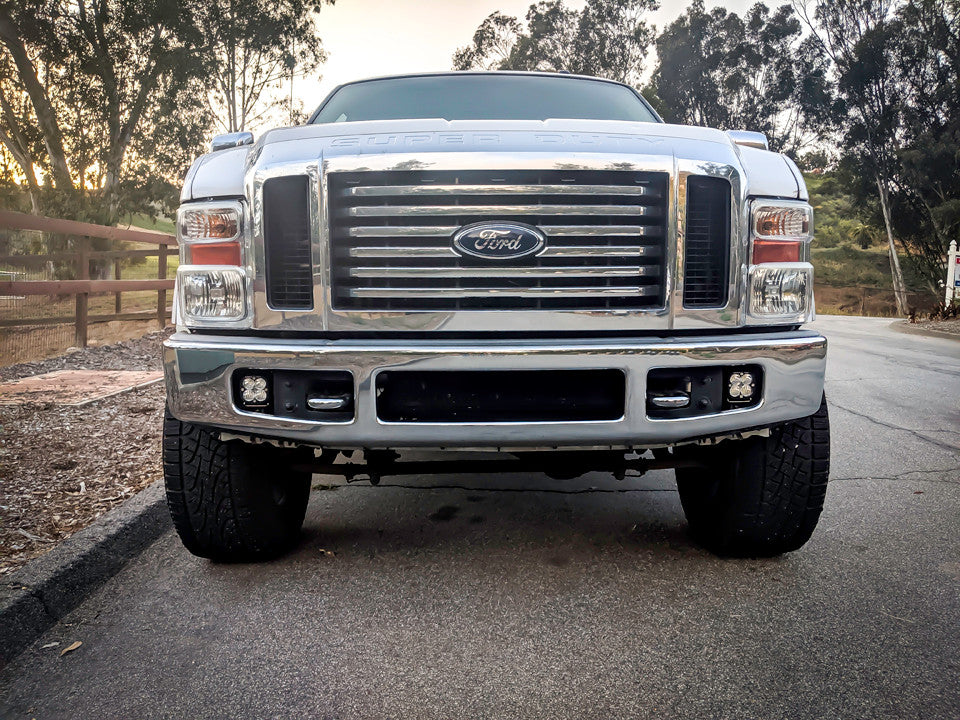Baja Designs Ford Squadron SAE Fog Pocket Light Kit - Ford 1999-10 F-250/350 Super Duty