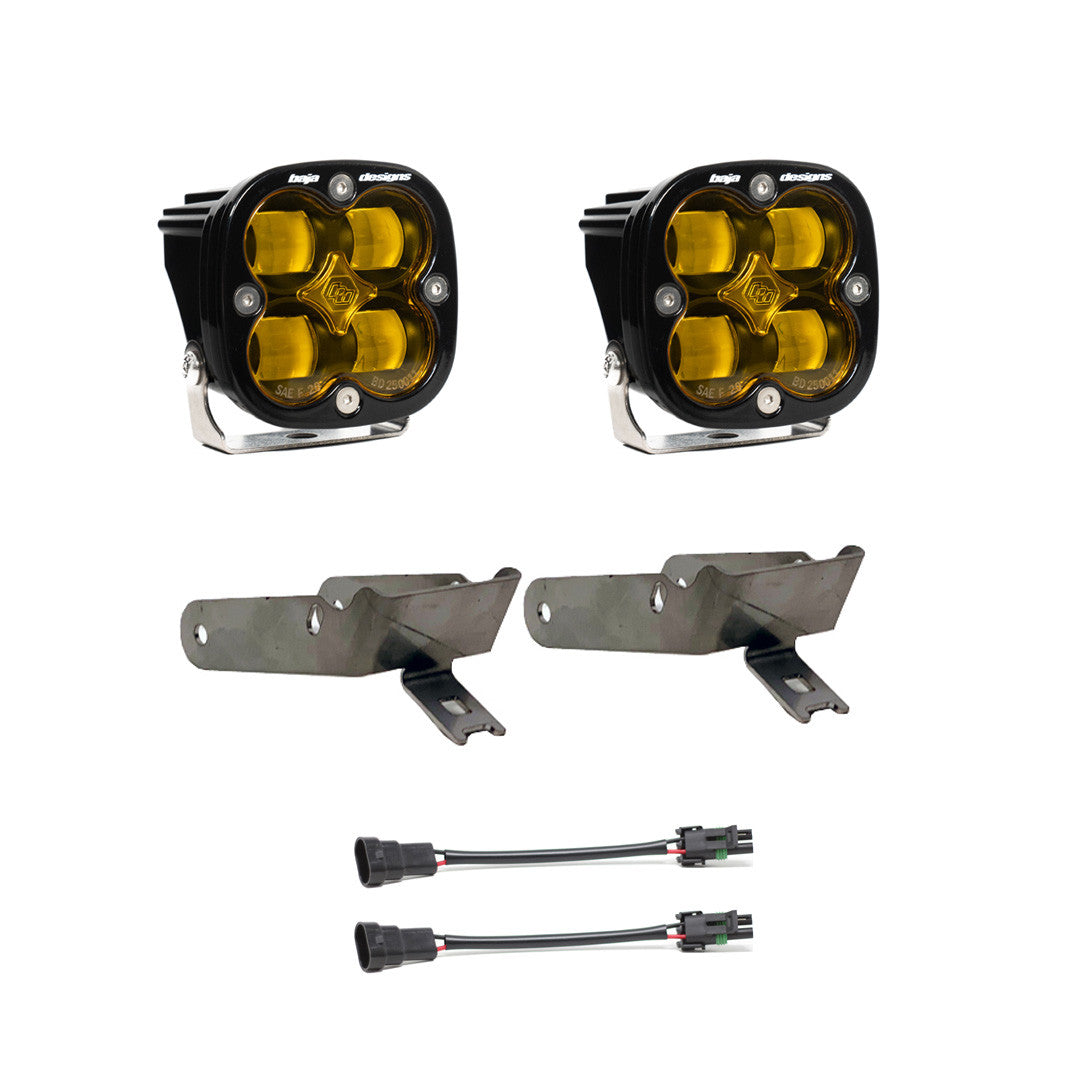 Baja Designs Ford Squadron SAE Fog Pocket Light Kit - Ford 1999-10 F-250/350 Super Duty