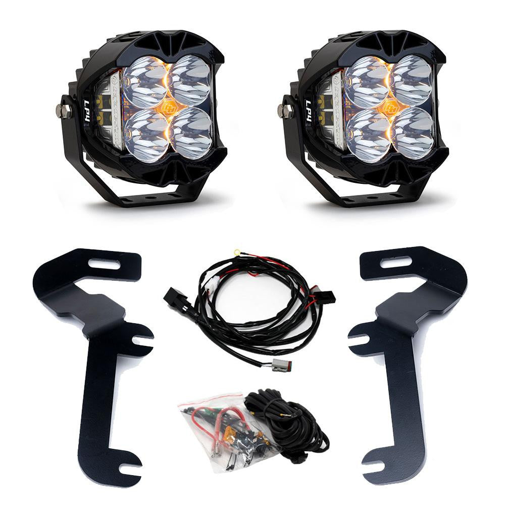 Baja Designs LP4 Pro A-Pillar LED Light Kit - 2019-2026 GMC Sierra 1500
