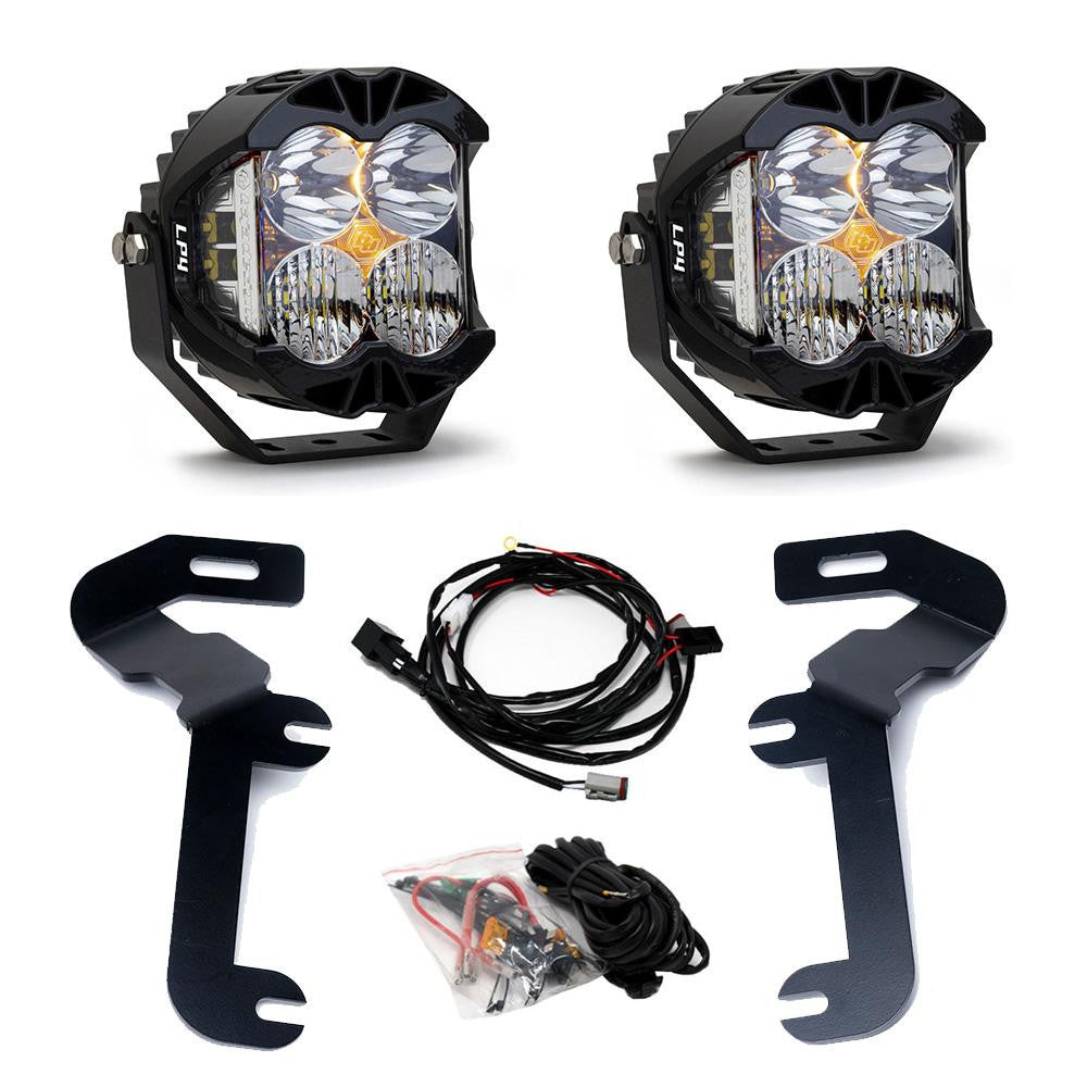 Baja Designs LP4 Pro A-Pillar LED Light Kit - 2019-2026 GMC Sierra 1500