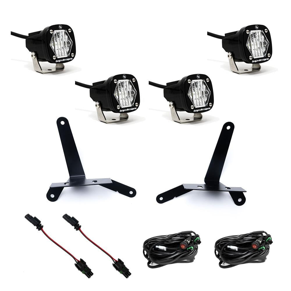 Baja Designs S1 Dual Fog Pocket LED Light Kit - 2024-2026 Chevrolet Silverado 2500/3500