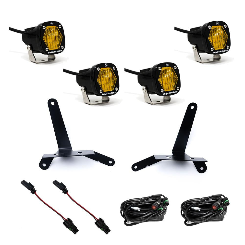 Baja Designs S1 Dual Fog Pocket LED Light Kit - 2024-2026 Chevrolet Silverado 2500/3500