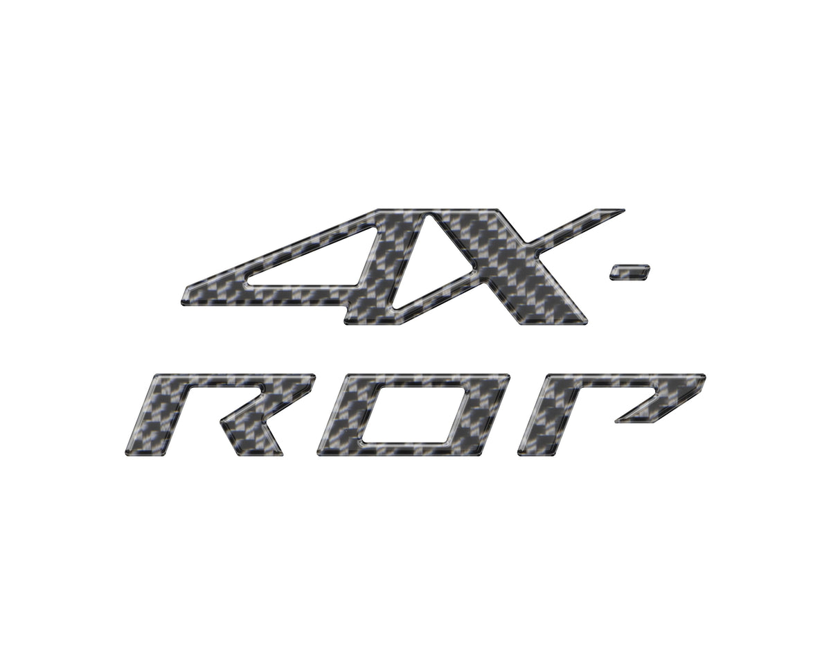 Tufskinz PRO-4X tailgate emblem overlays for 2022-2027 Nissan Frontier