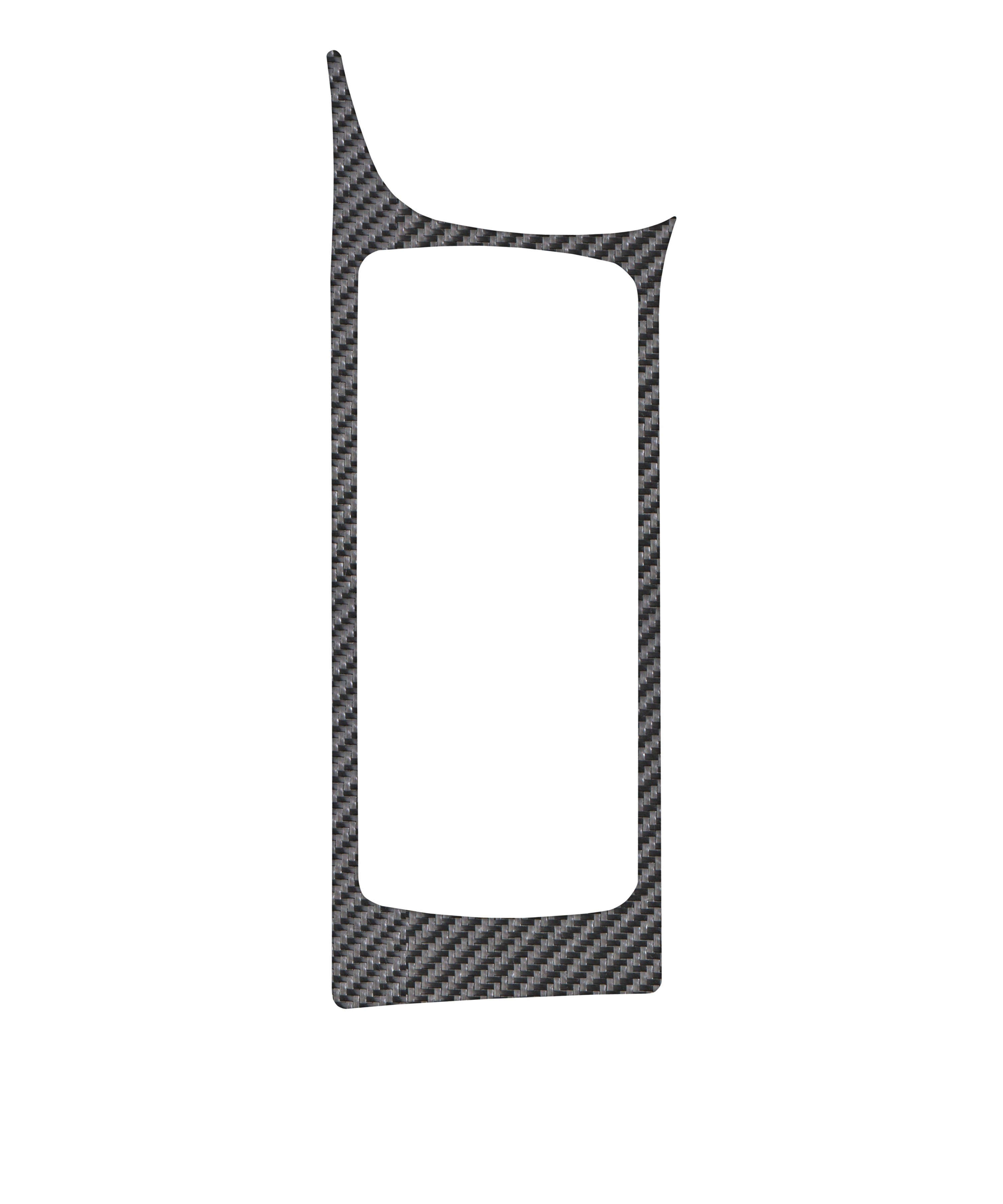(RHD)Center Console Accent Trim Fits 2015-2018 Ford Focus Right Hand Drive Real Carbon Fiber(Raw)