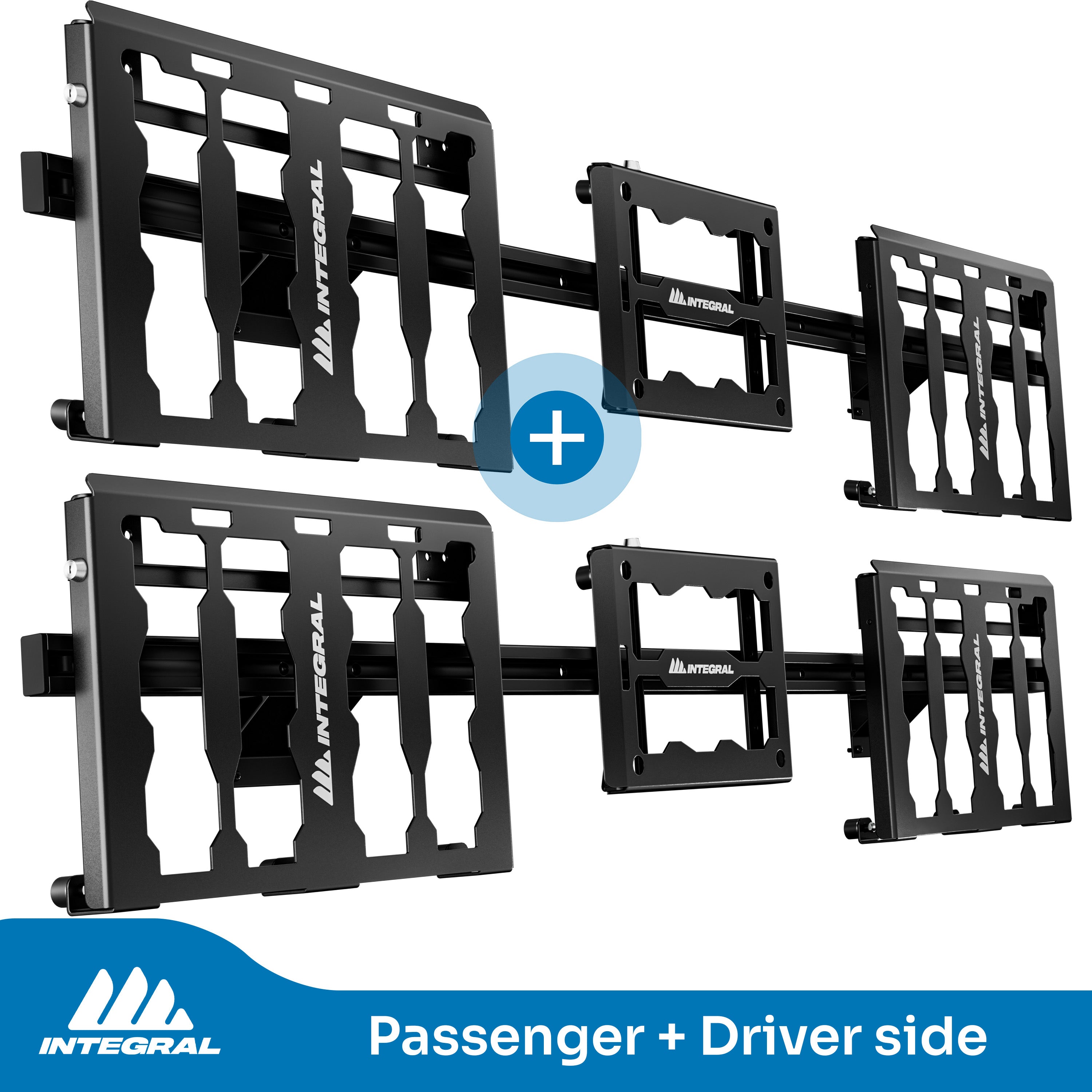 Integral Truck Rails + Tie-down Cleats - Ford Super Duty 2017+