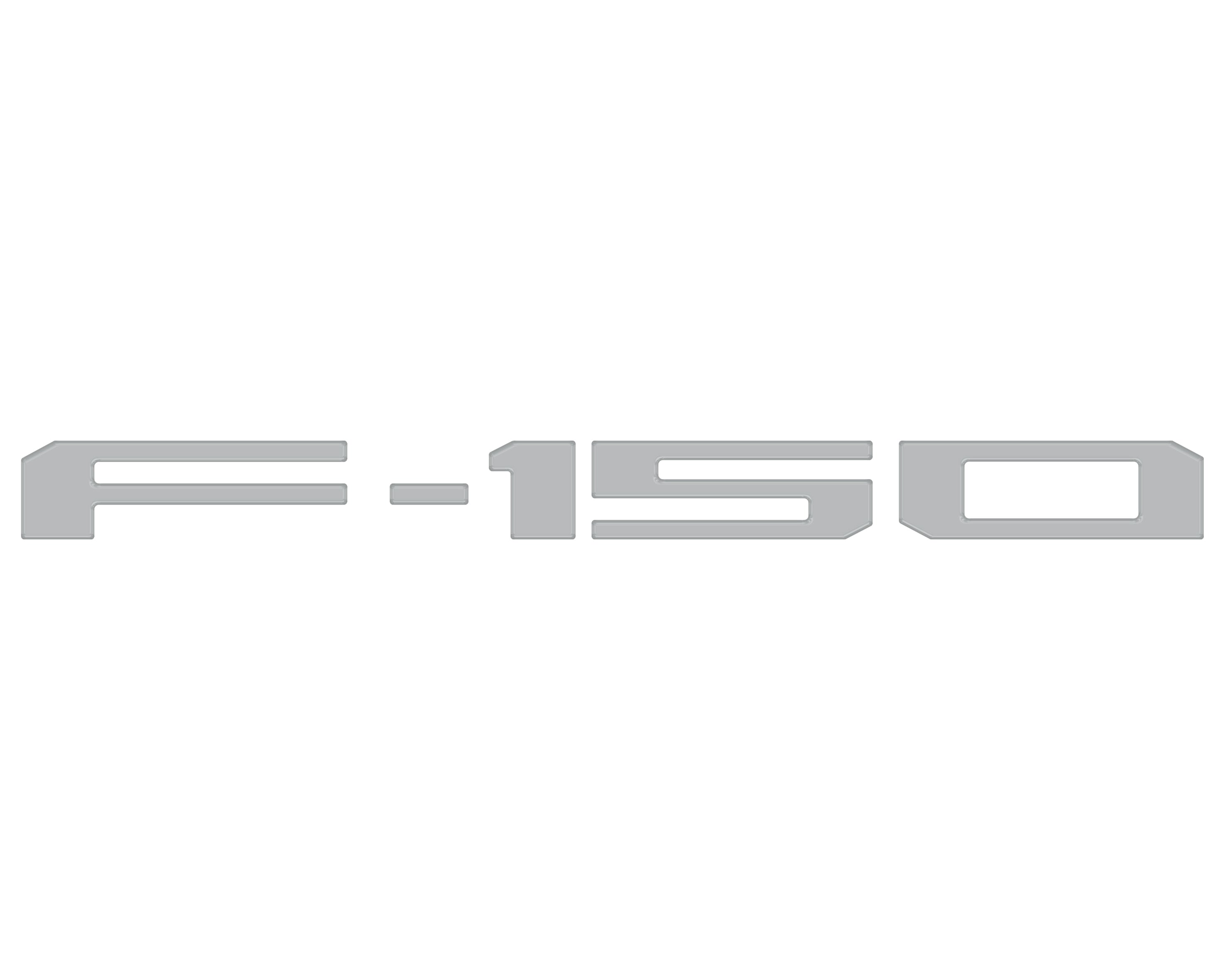 Tailgate Letter Inserts Fits 2021-2026 Ford F-150