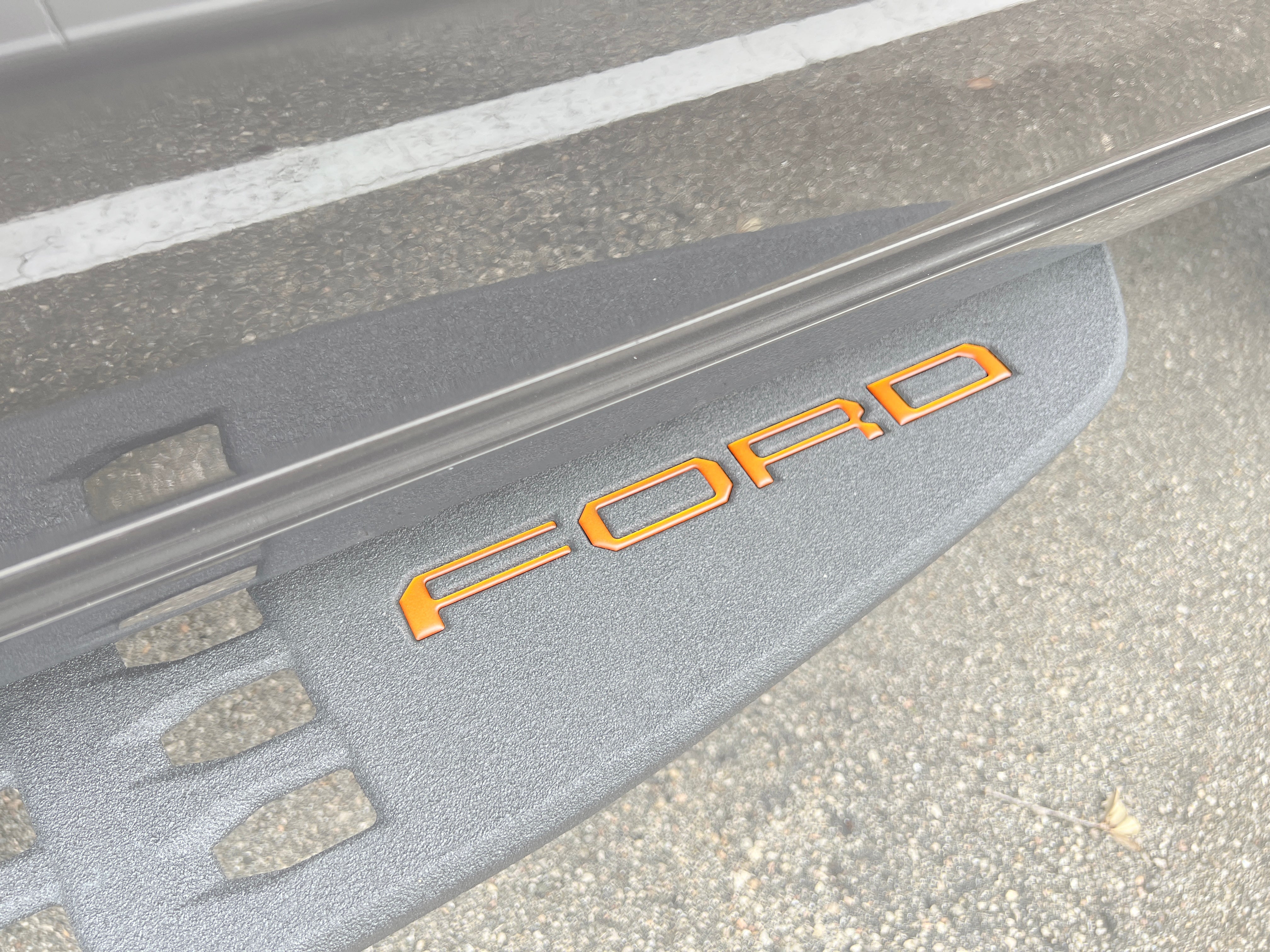 Tremor Running Board Letter Inserts Fits 2021-2024 Ford F-150