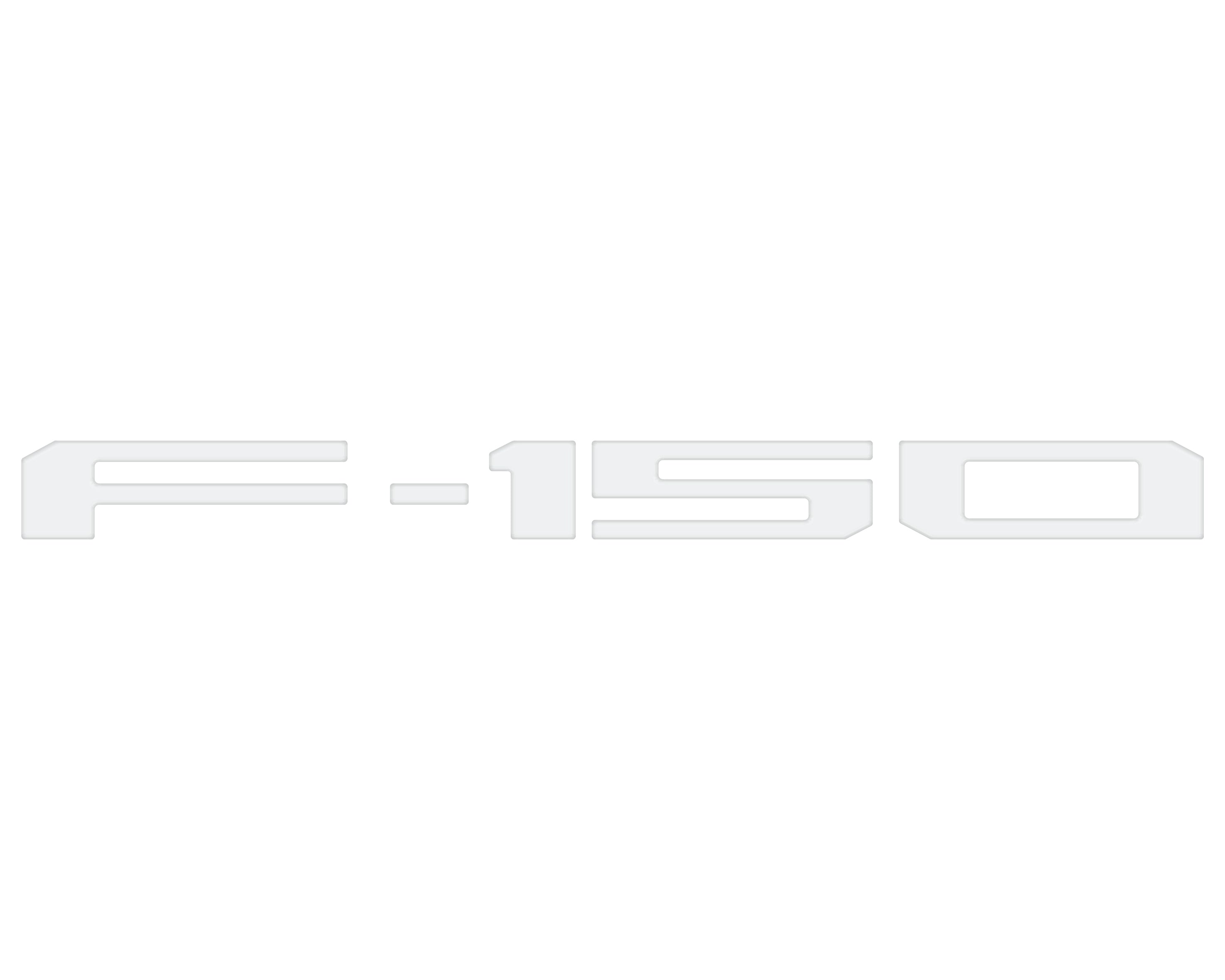 Tailgate Letter Inserts Fits 2021-2026 Ford F-150