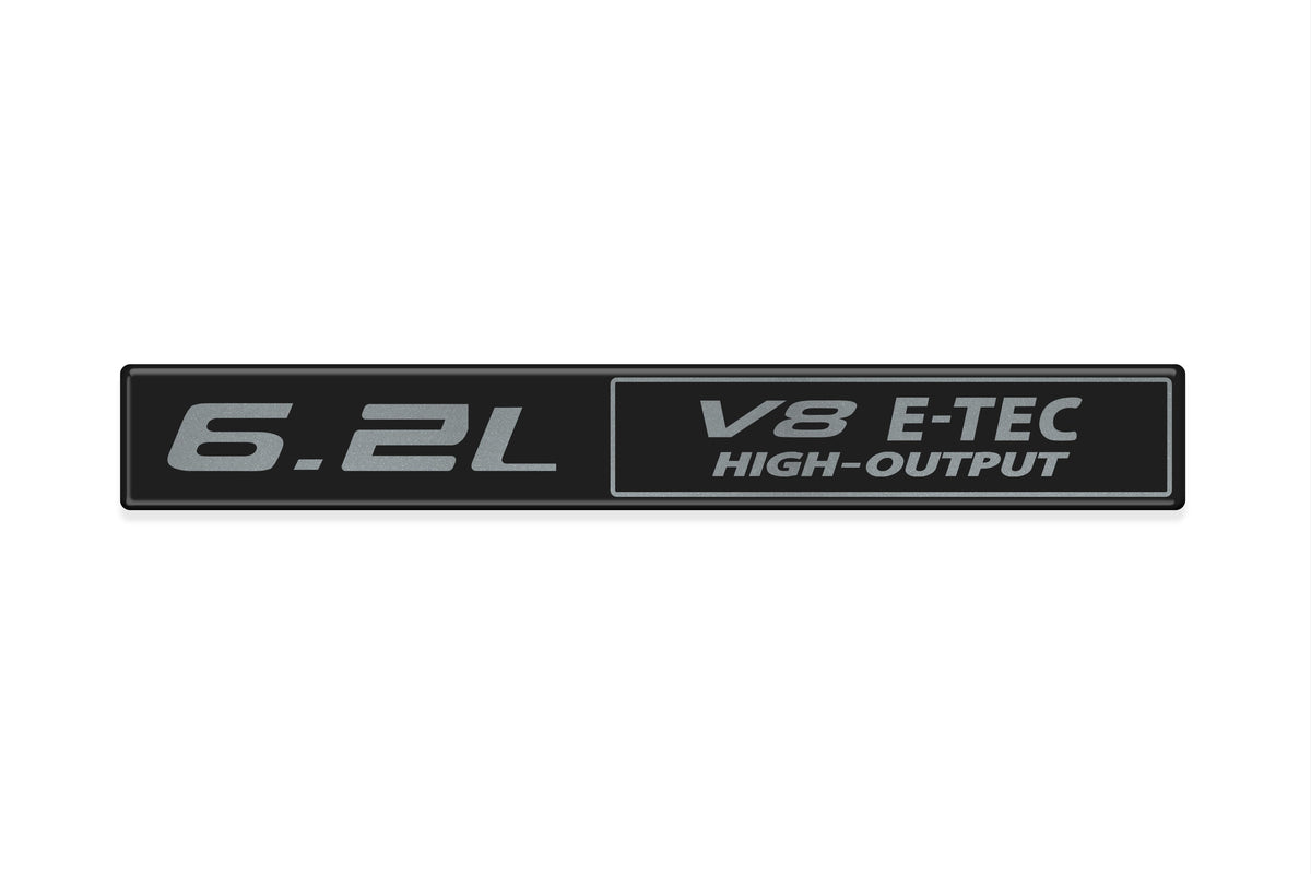 Tufskinz engine badge for Chevrolet Silverado 1500 2018-2025