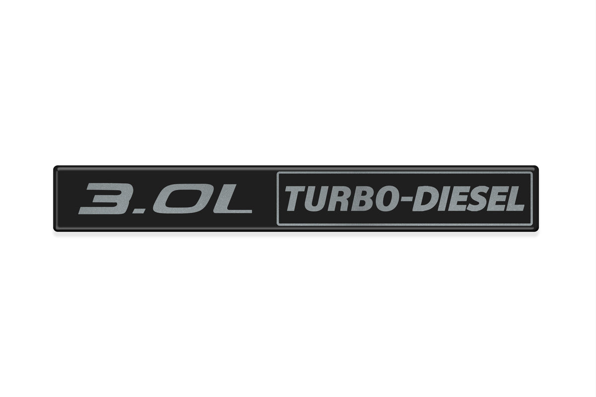 Tufskinz engine badge for Chevrolet Silverado 1500 2018-2025