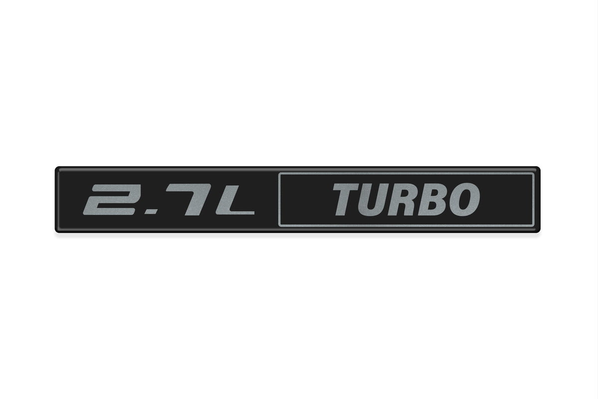 Tufskinz engine badge for Chevrolet Silverado 1500 2018-2025