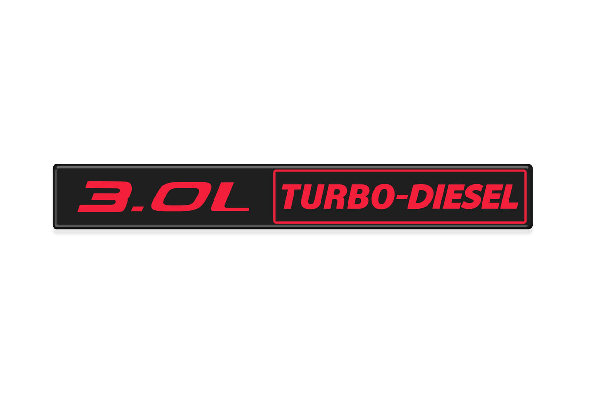 Tufskinz engine badge for Chevrolet Silverado 1500 2018-2025