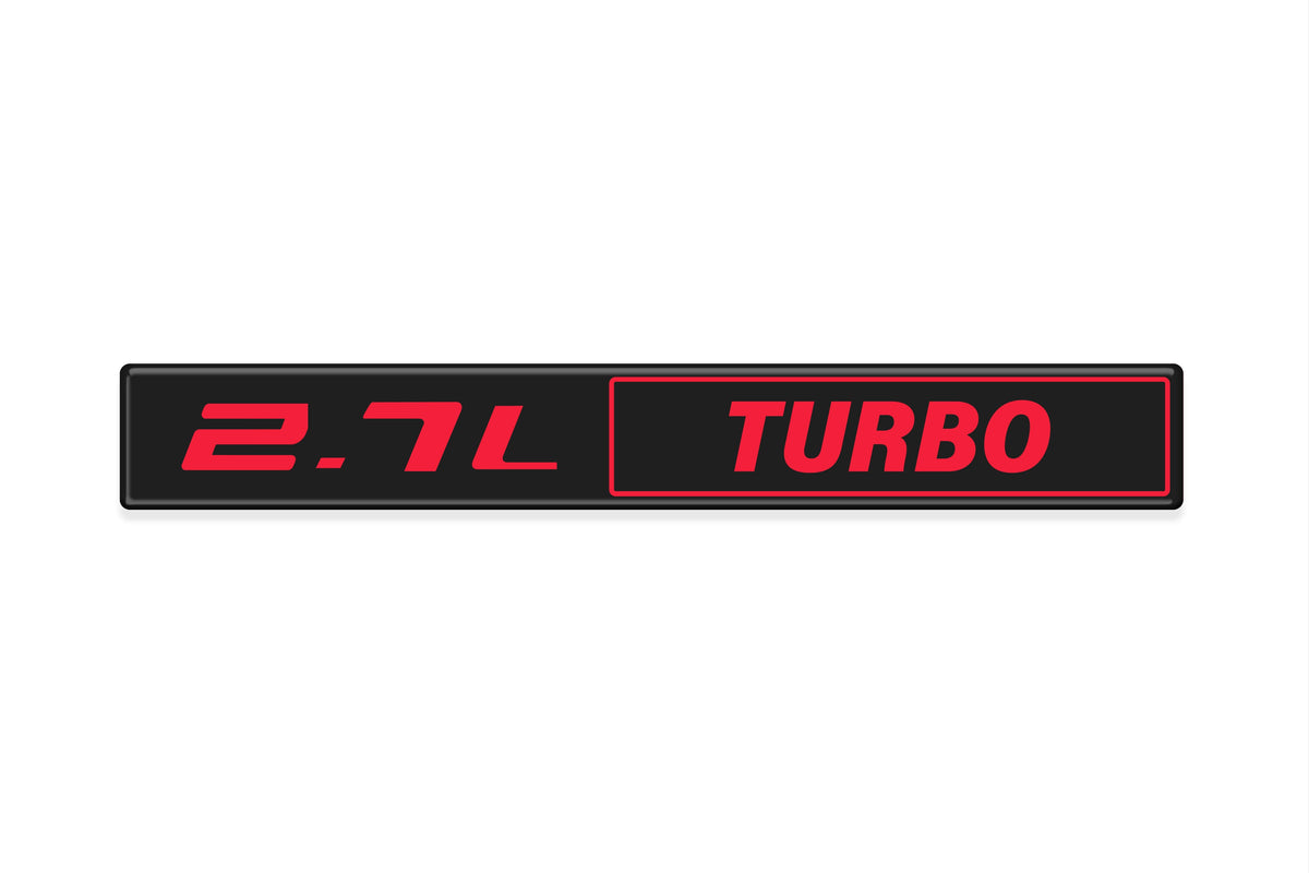 Tufskinz engine badge for Chevrolet Silverado 1500 2018-2025