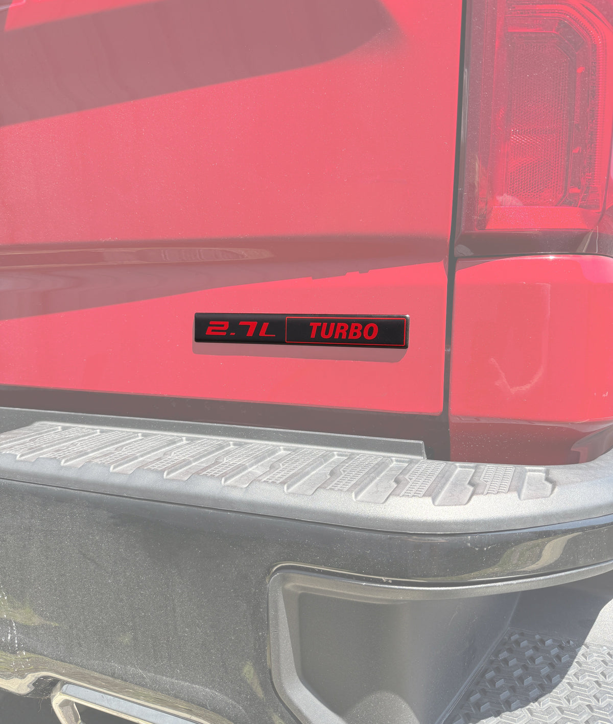 Tufskinz engine badge for Chevrolet Silverado 1500 2018-2025