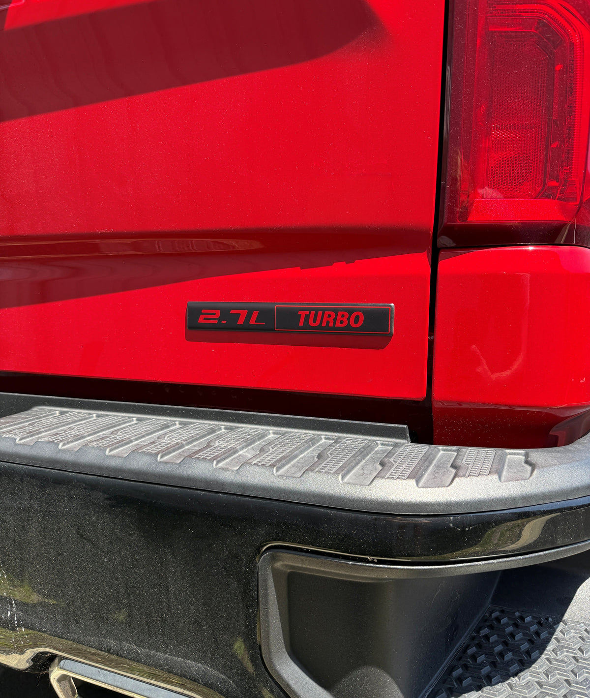 Tufskinz engine badge for Chevrolet Silverado 1500 2018-2025