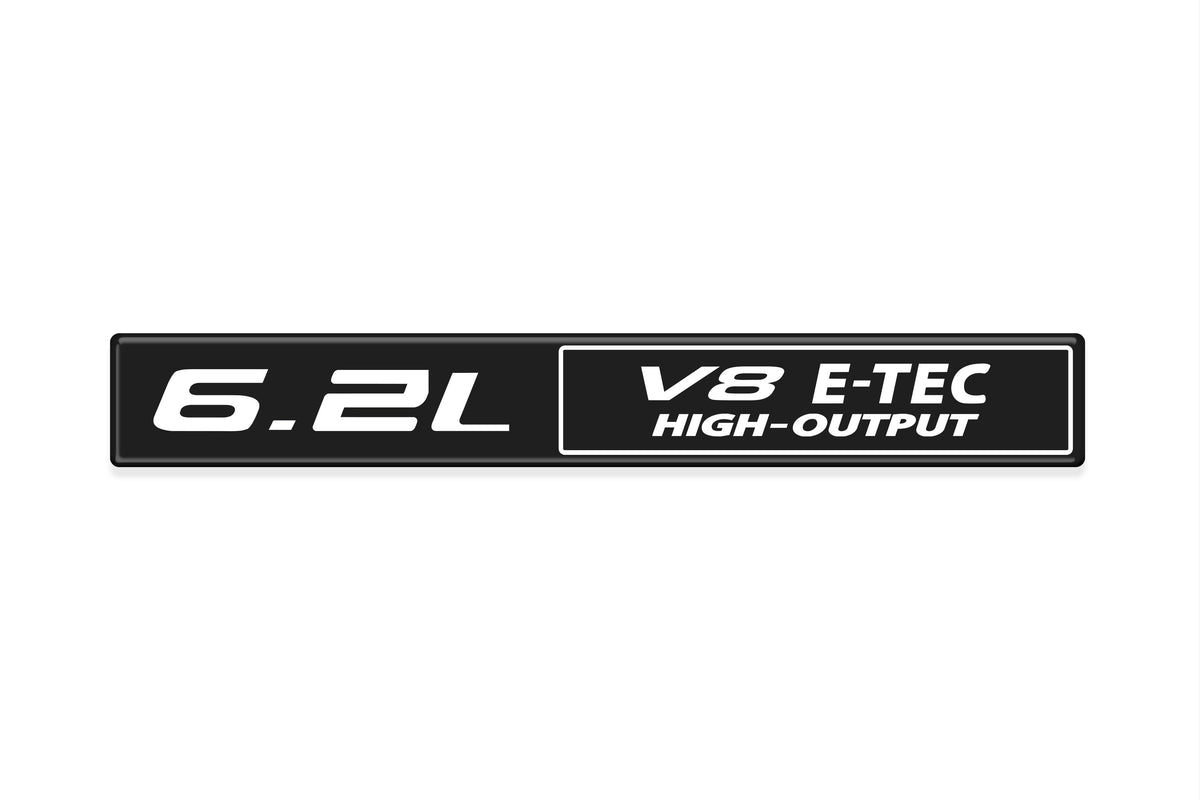 Tufskinz engine badge for Chevrolet Silverado 1500 2018-2025