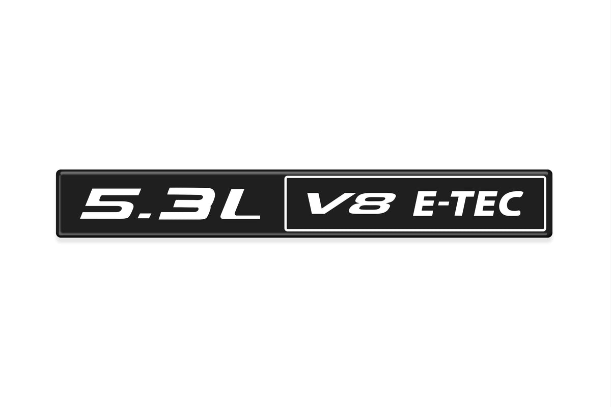 Tufskinz engine badge for Chevrolet Silverado 1500 2018-2025