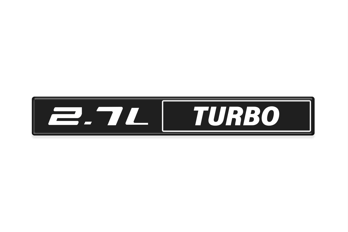 Tufskinz engine badge for Chevrolet Silverado 1500 2018-2025
