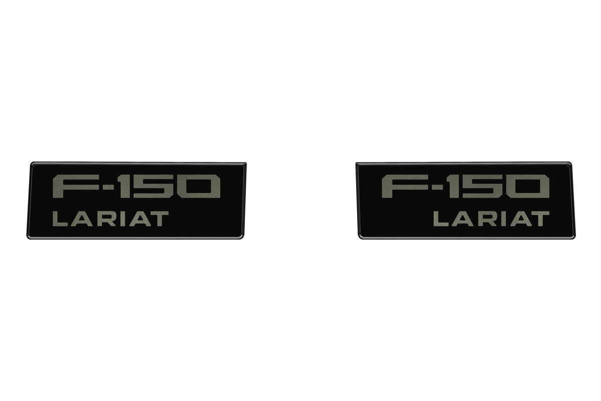 Tufskinz fender vent badge replacement for 2021-2027 Ford F-150