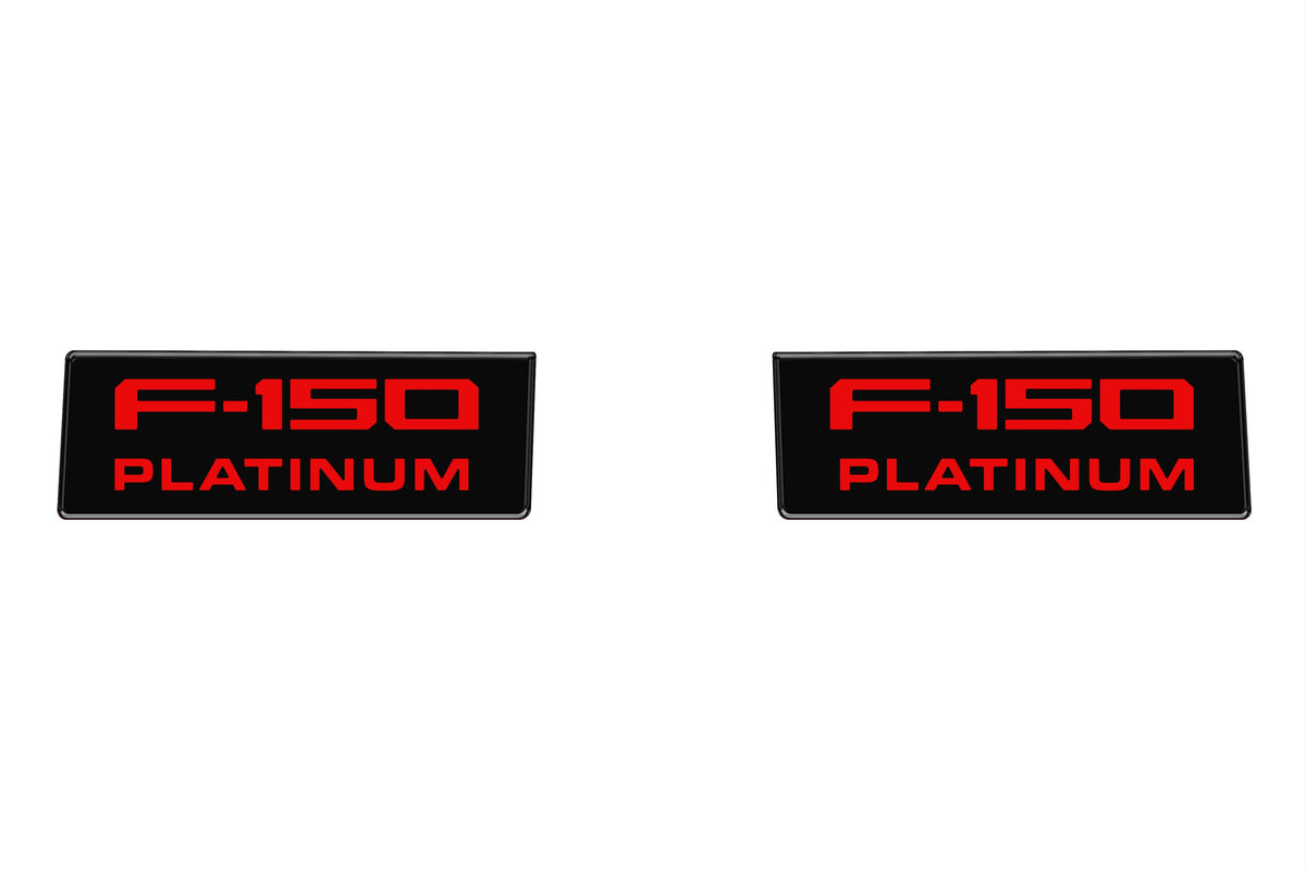 Tufskinz fender vent badge replacement for 2021-2027 Ford F-150