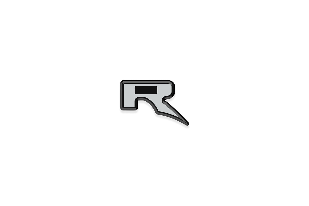 Tufskinz Raptor R badge overlay for universal fit
