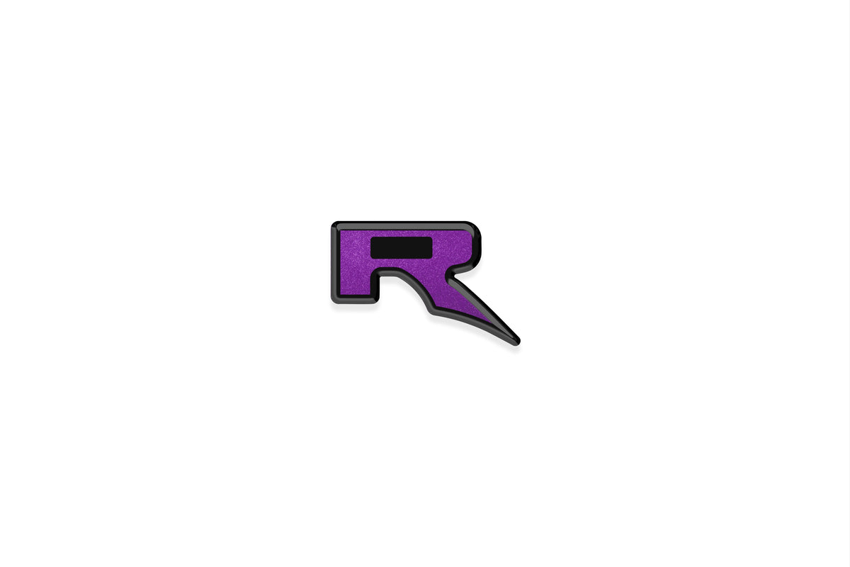 Tufskinz Raptor R badge overlay for universal fit
