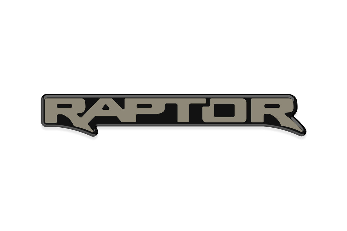 Tufskinz Raptor badge overlay for universal fit