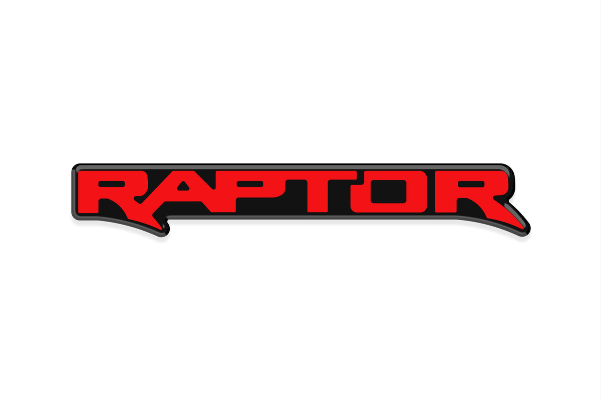 Tufskinz Raptor badge overlay for universal fit