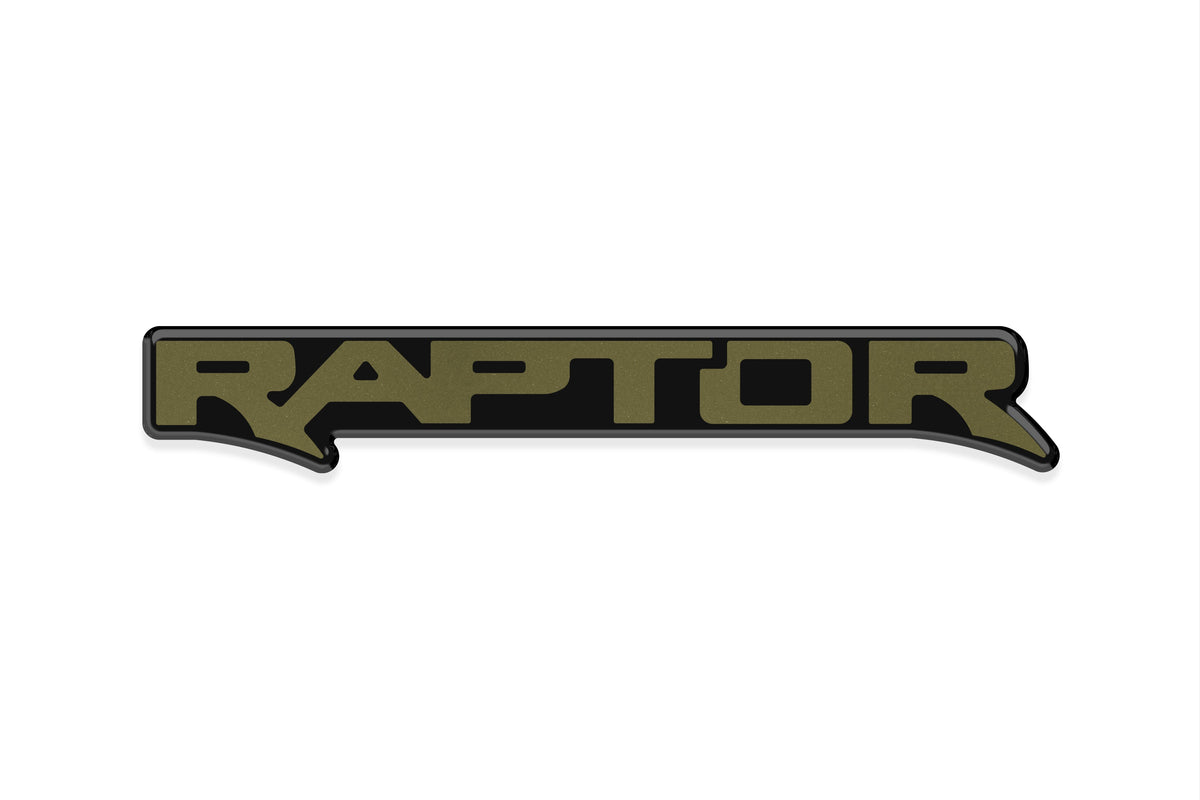 Tufskinz Raptor badge overlay for universal fit