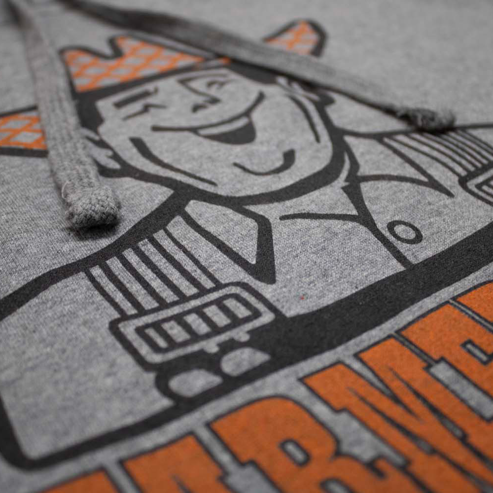 Sudadera con capucha Detroit Farmer Jack - Oxford jaspeado