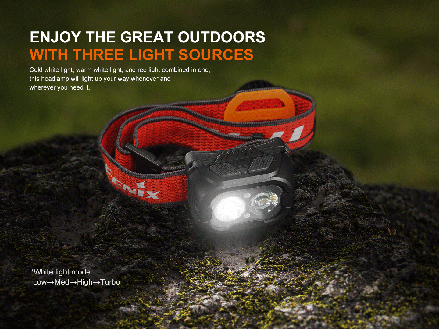 Fenix HL18R-T V2 Lightweight Trail Running Headlamp