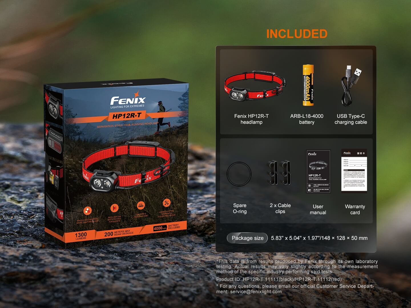 Fenix HP12R-T Balanced Trail Headlamp
