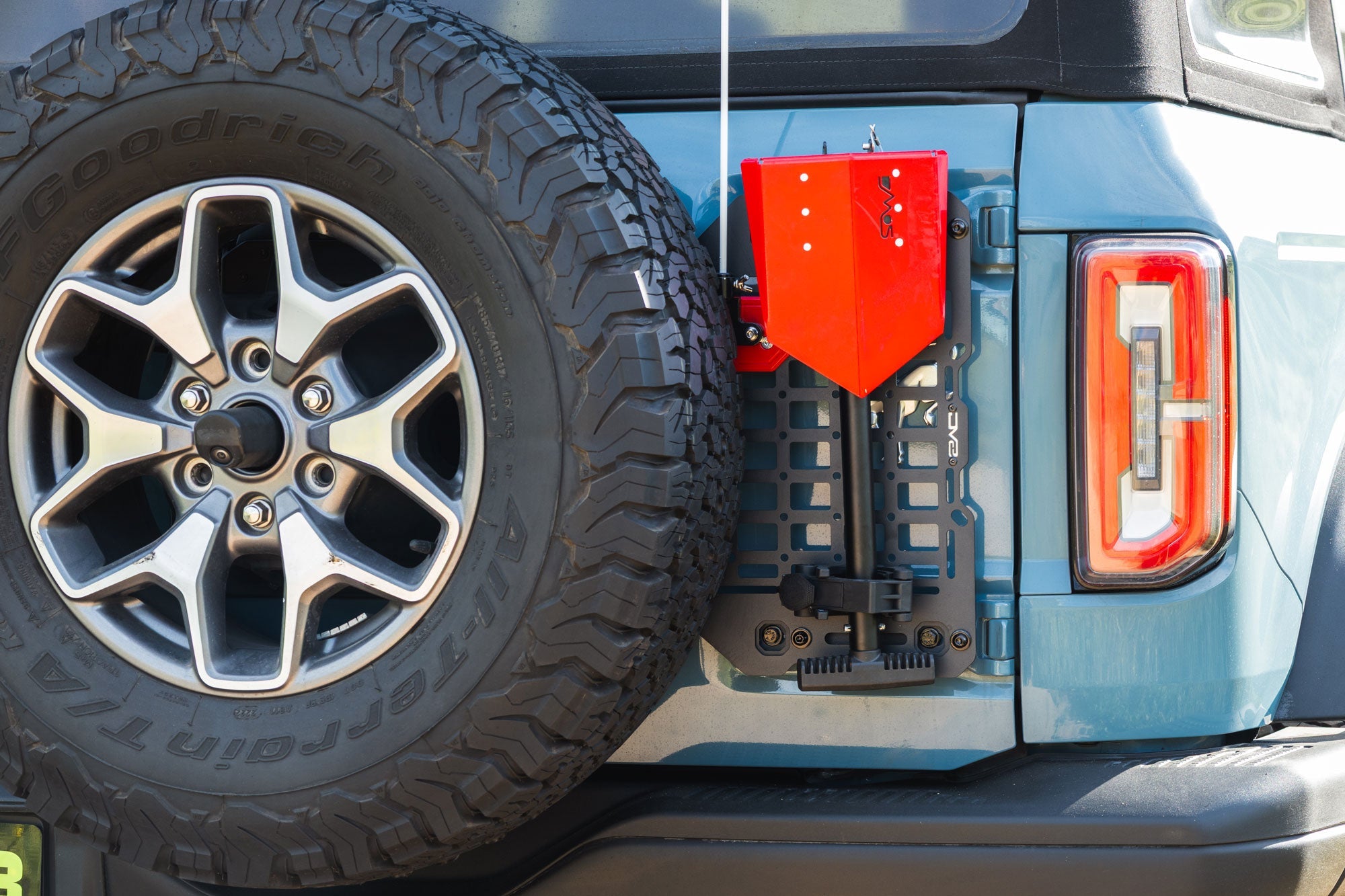 Ford-Bronco-Tailgate-Reinforcement-Molle-Panel-Installed-1 - NVMOS