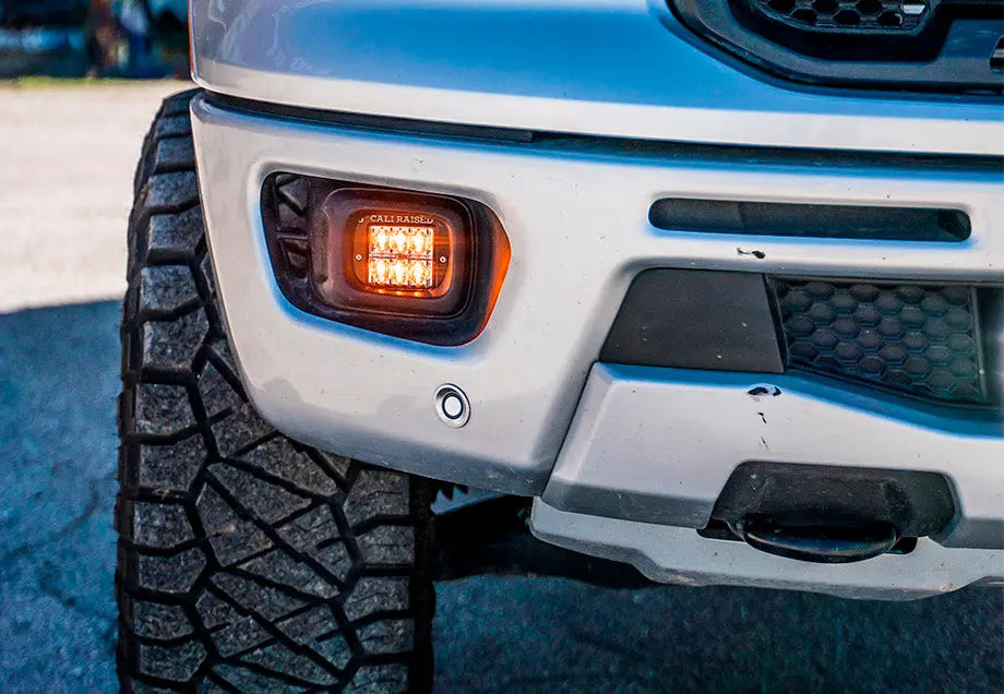Cali Raised LED fog light pod bracket kit for 2019-2022 Ford Ranger