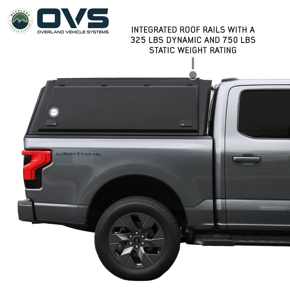 Overland Vehicle Systems Expedition PRO truck cap for 2021-2027 Ford F-150 - view 8